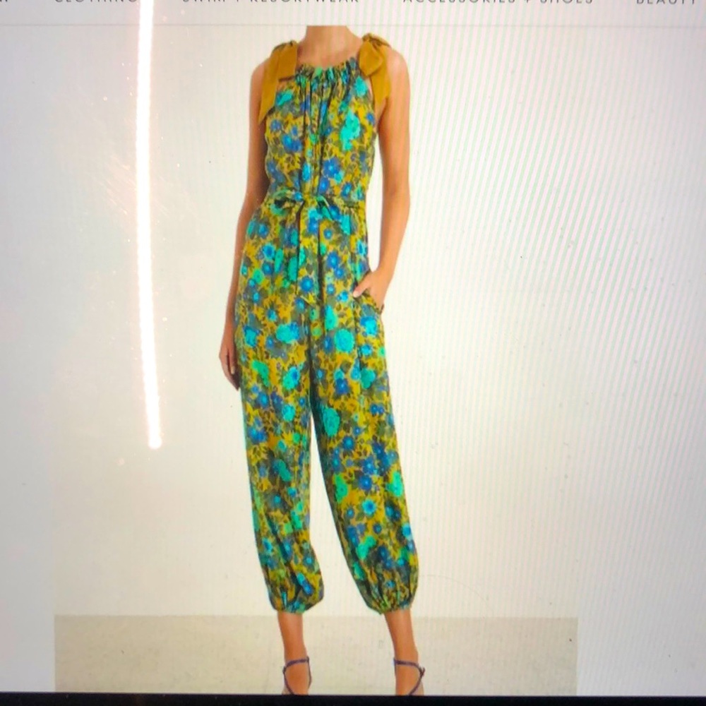 Zimmermann Estelle Tie Jumpsuit